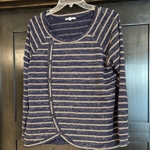 Maurices Button Accents Long Sleeve Shirt